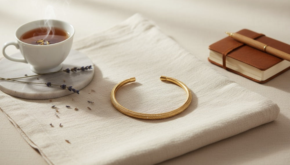 Rose Gold Cuff Bracelet - Charming Charlie