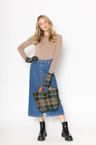 Shop for KW Fashion Large Plaid Tote Bag at doeverythinginloveny.com wholesale fashion accessories