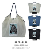Zebra Rope Bag - Charming Charlie