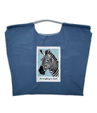 Zebra Rope Bag - Charming Charlie