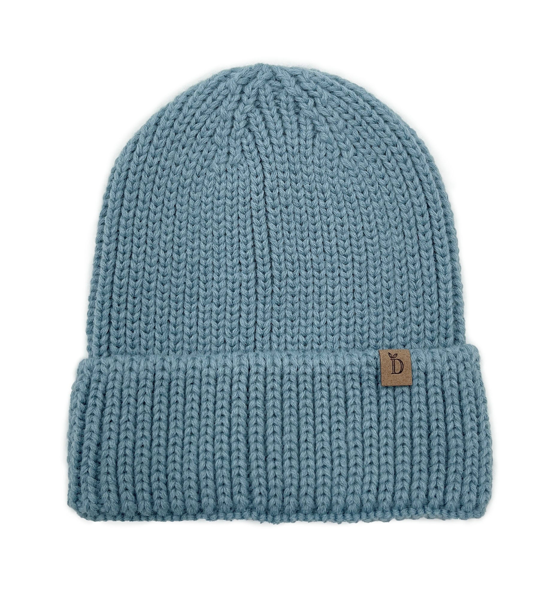 Solid Ribbed Cuff Beanie