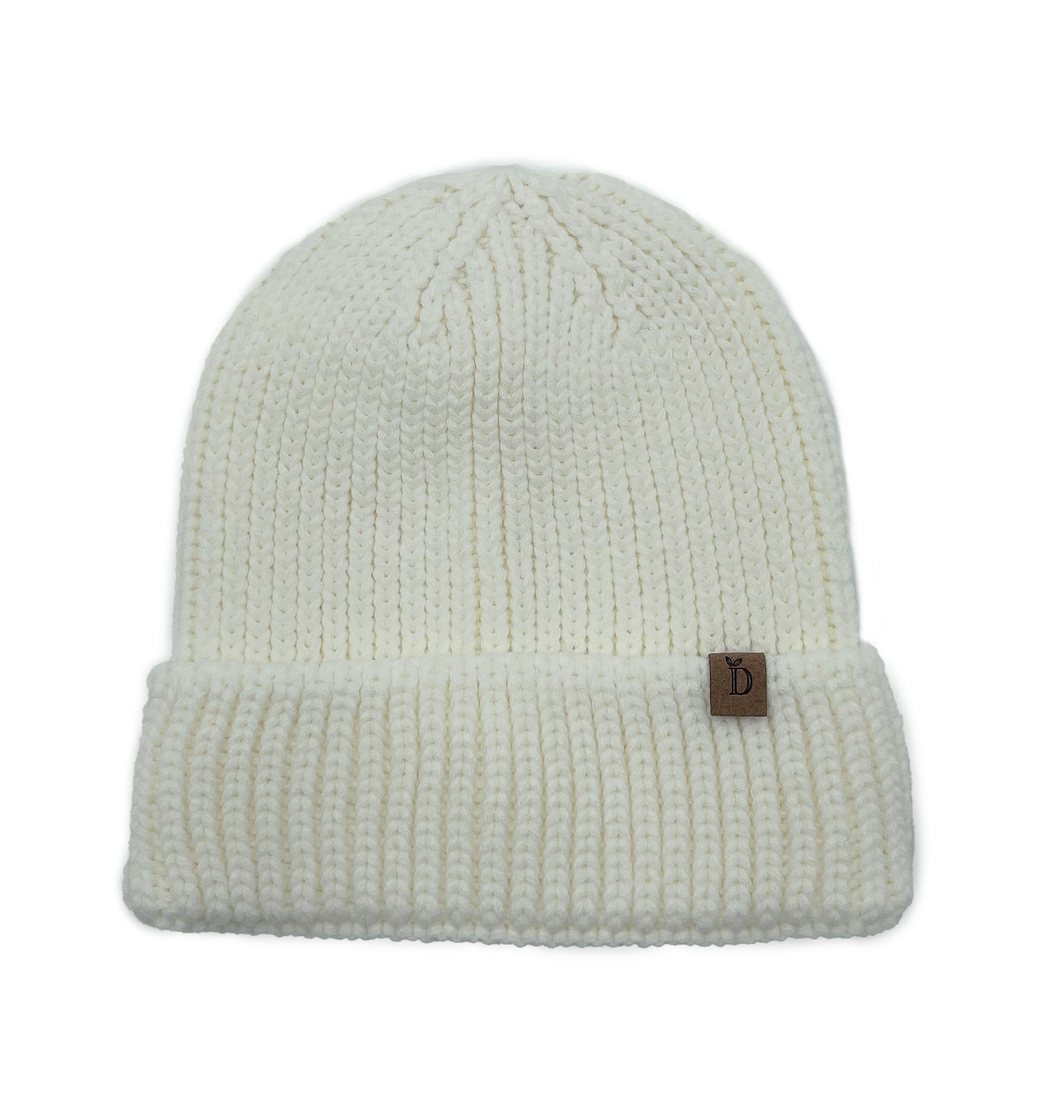 Solid Ribbed Cuff Beanie