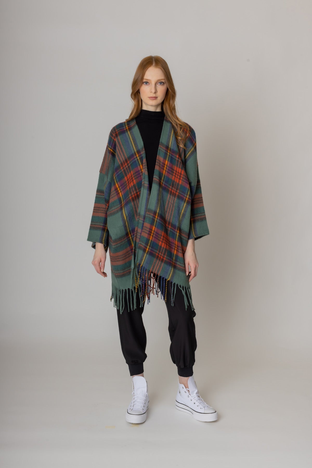 Plaid Kimono