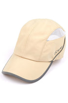 Beige C.C Reflective Cap is a must-have for any outdoor activity. With its reflective material, it provides increased visibility and safety during low light conditions. Made with high-quality materials, it offers comfort and durability for all-day wear. Stay safe and stylish with the C.C Reflective Cap.