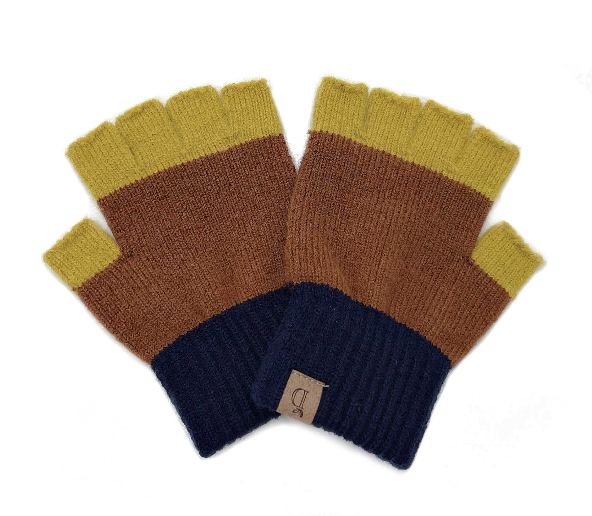 Colorblock Fingerless Gloves - Charming Charlie