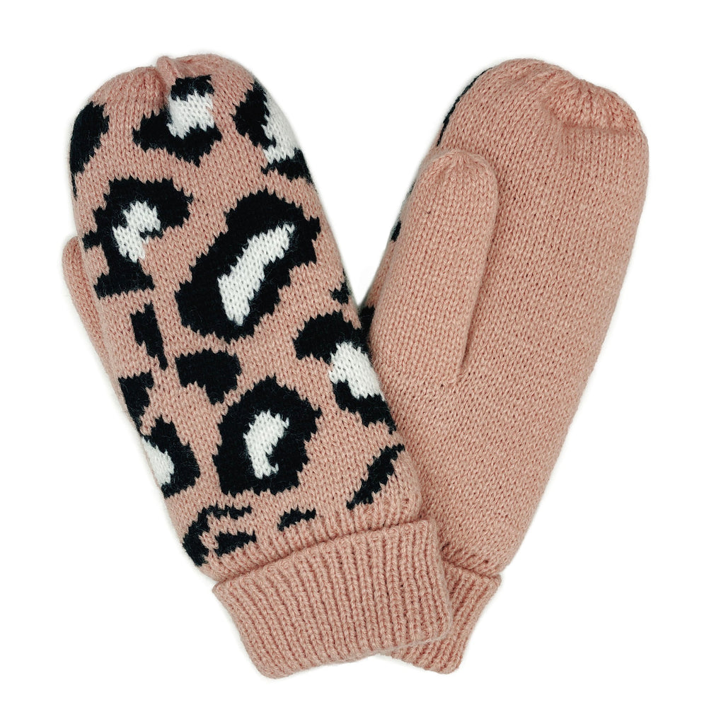 Shop for KW Fashion Leopard Mittens With Fleece Lining at doeverythinginloveny.com wholesale fashion accessories
