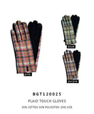 Shop for KW Fashion Plaid  Touch Gloves at doeverythinginloveny.com wholesale fashion accessories