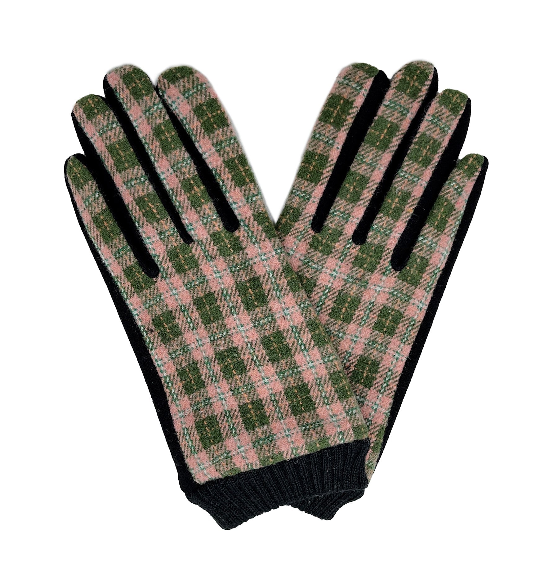 Shop for KW Fashion Plaid  Touch Gloves at doeverythinginloveny.com wholesale fashion accessories