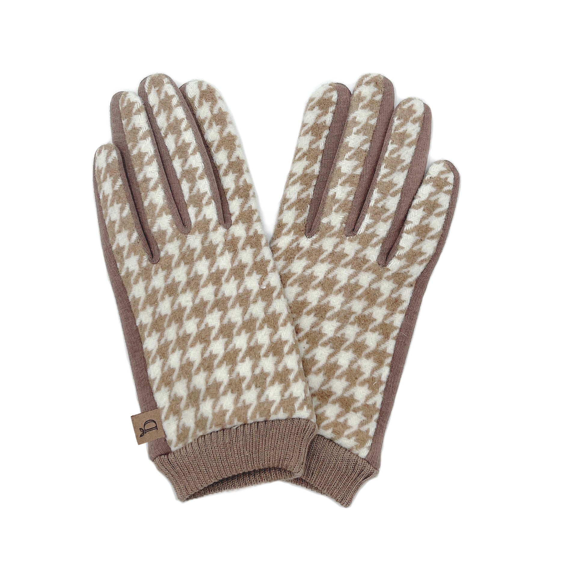 Shop for KW Fashion Houndstooth Touch Gloves at doeverythinginloveny.com wholesale fashion accessories