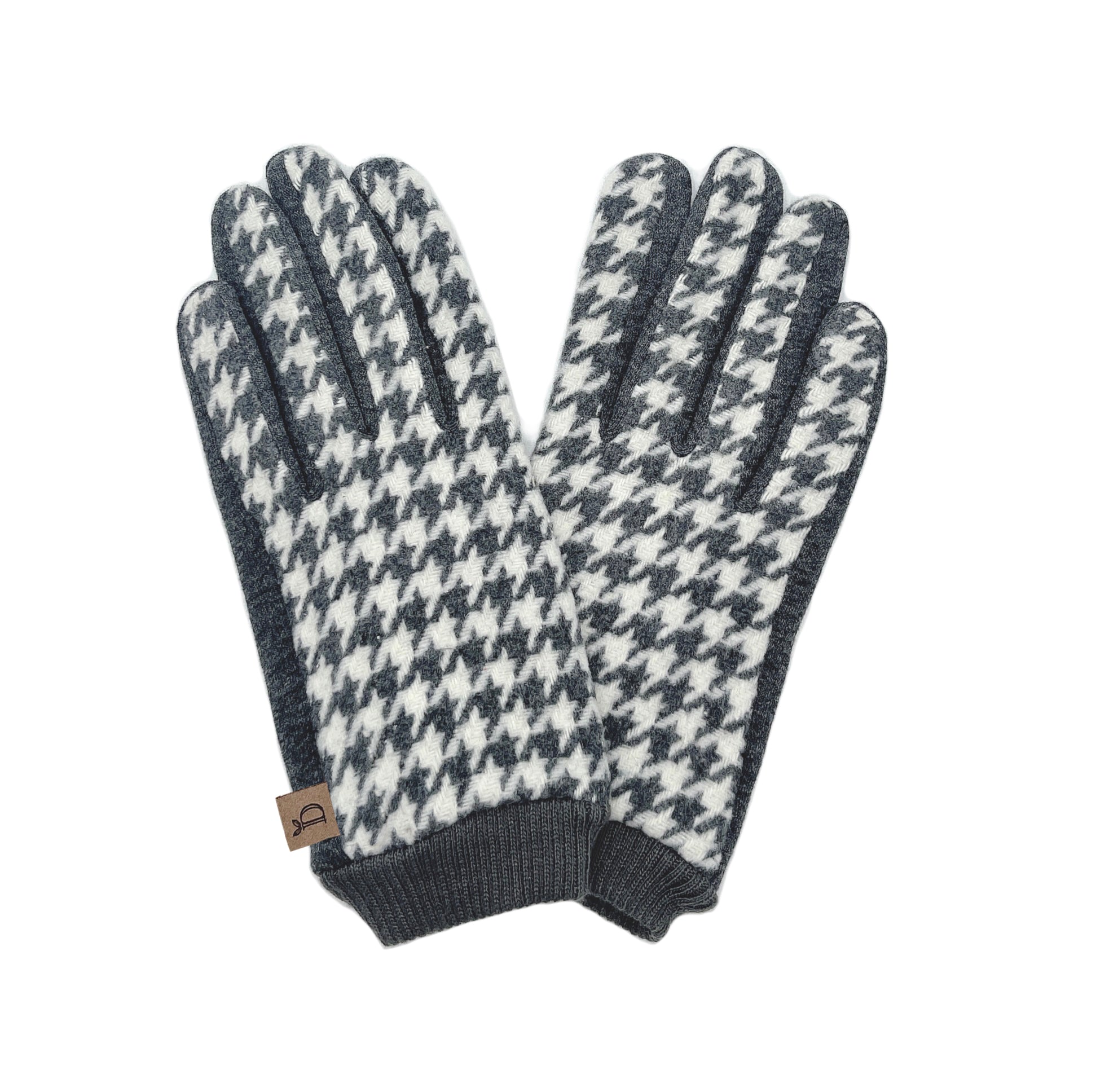 Shop for KW Fashion Houndstooth Touch Gloves at doeverythinginloveny.com wholesale fashion accessories