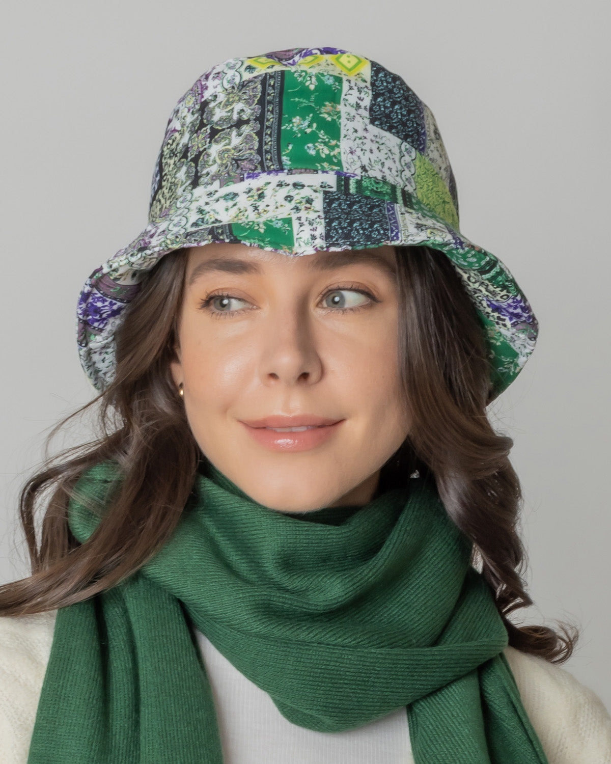 Mix Print Padding Bucket Hat - Charming Charlie