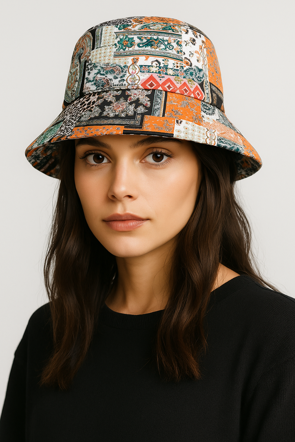 Mix Print Padding Bucket Hat - Charming Charlie