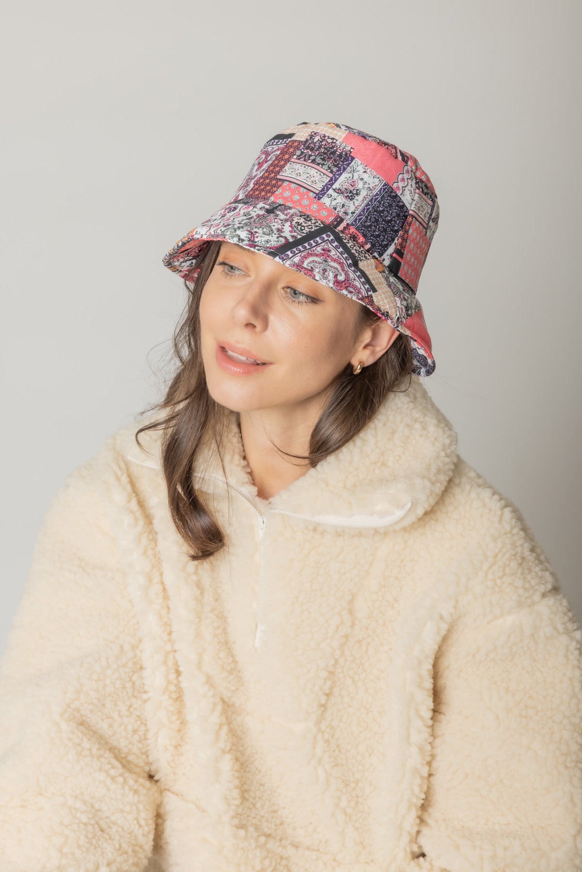 Mix Print Padding Bucket Hat - Charming Charlie