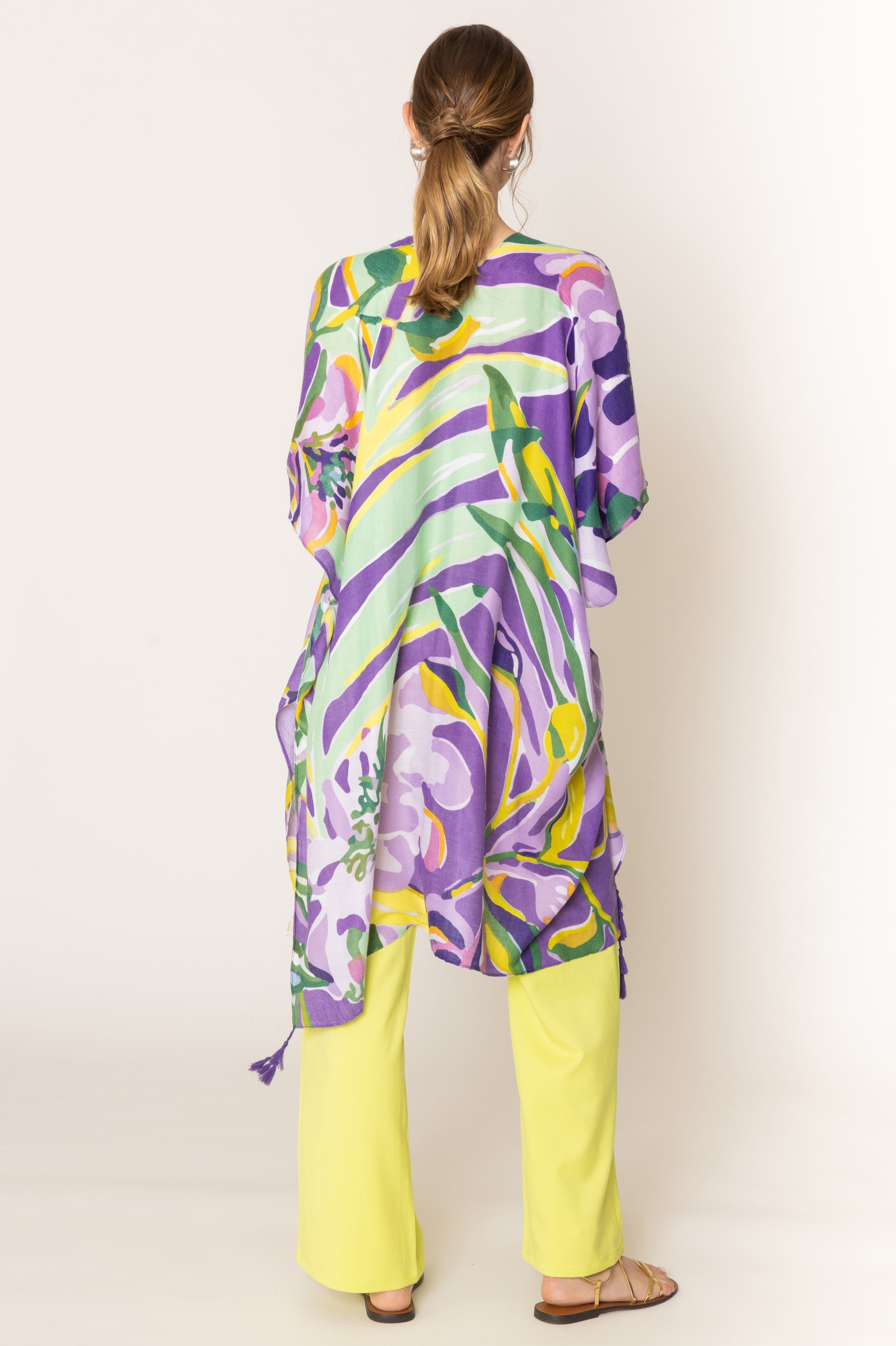 Floral Print Kimono - Charming Charlie