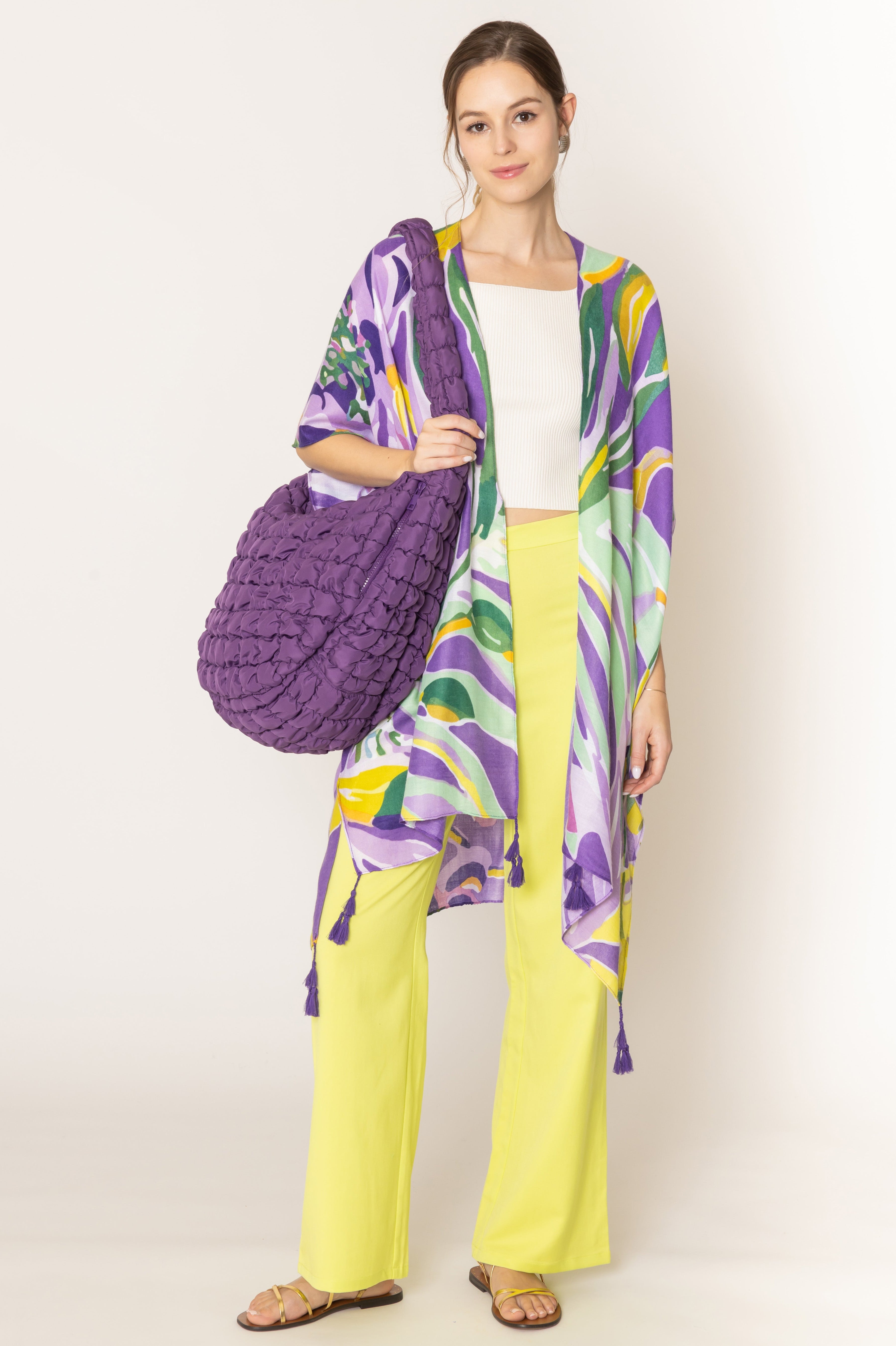 Floral Print Kimono - Charming Charlie
