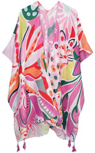 Tropical Floral Print Kimono - Charming Charlie