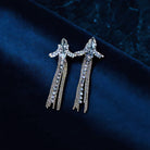 Sparkling Crystal Fringe Dangle Earrings - Charming Charlie
