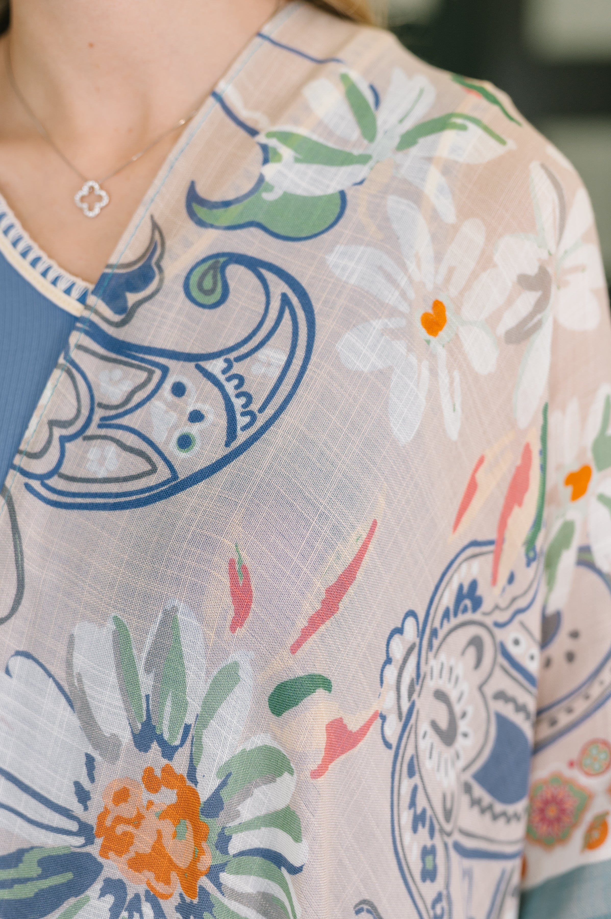 Back to My Roots Lightweight Kimono - Charming Charlie