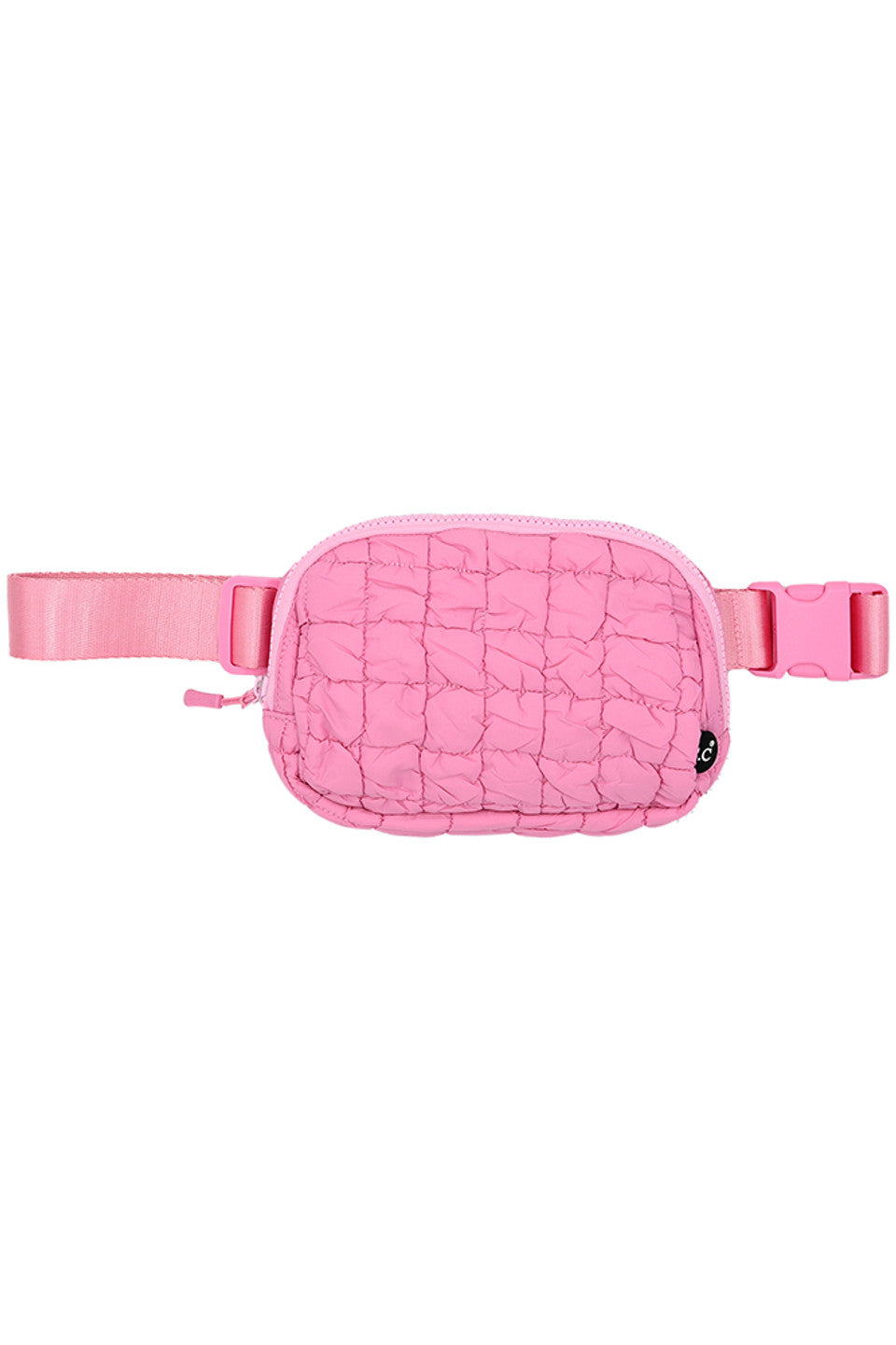 Barbie Pink C.C Quilted Puffer Fanny Pack is a stylish and functional accessory for any on-the-go individual. Made with durable quilted material, this fanny pack provides convenient storage for your essentials while remaining comfortable to wear. Perfect for travelers, runners, and outdoor enthusiasts.
