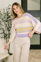 Barely Justified Striped Dolman Sleeve Top - Charming Charlie