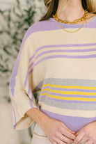 Barely Justified Striped Dolman Sleeve Top - Charming Charlie