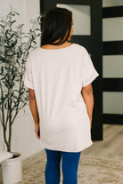 Basic Layering Relaxed V-Neck Tee - Charming Charlie