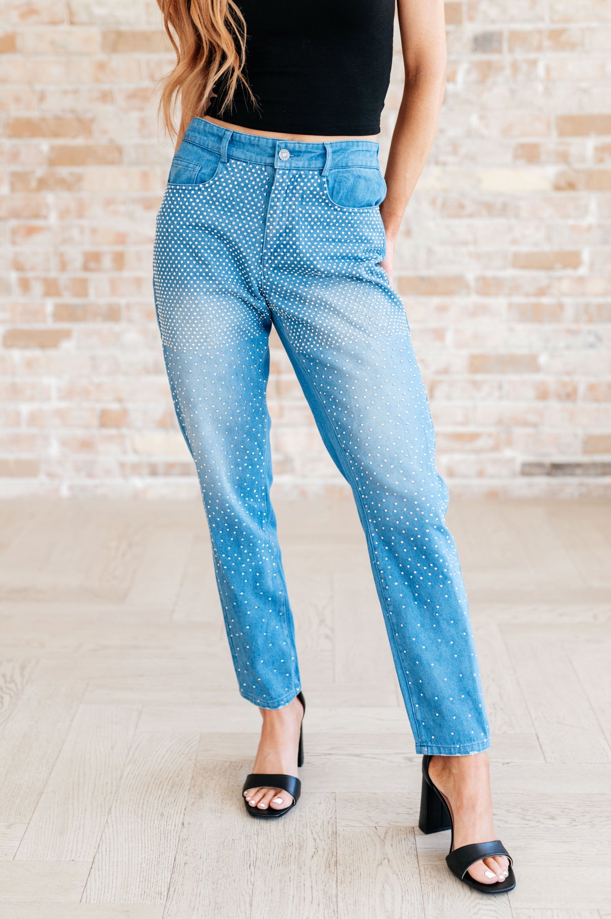 Beck and Call Rhinestone Pants – Charming Charlie