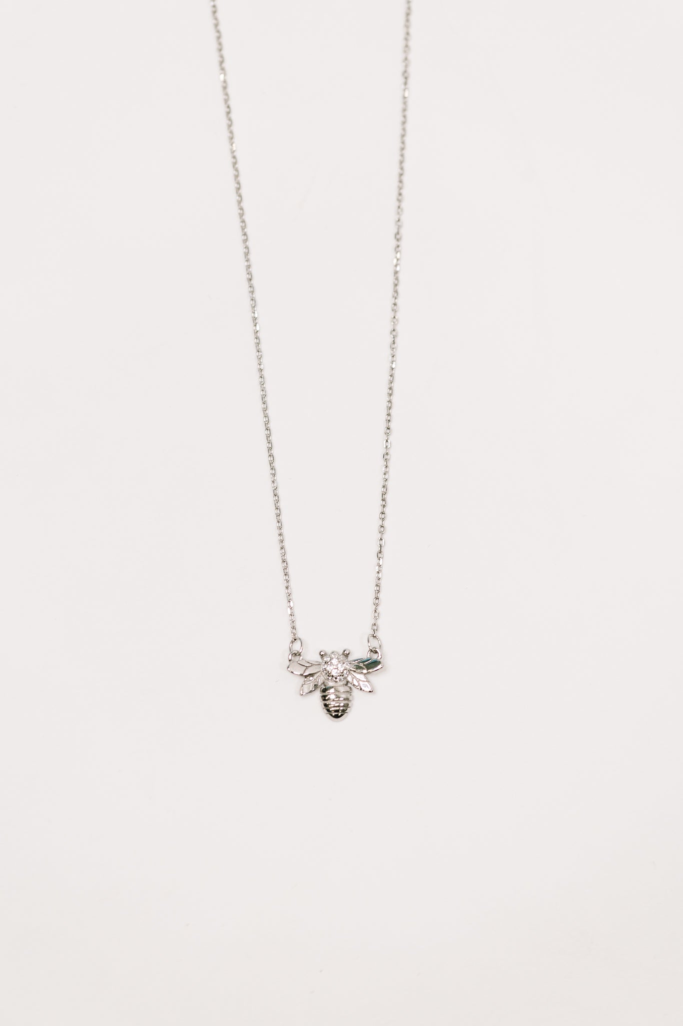 Bee Line Sterling Silver Necklace - Charming Charlie
