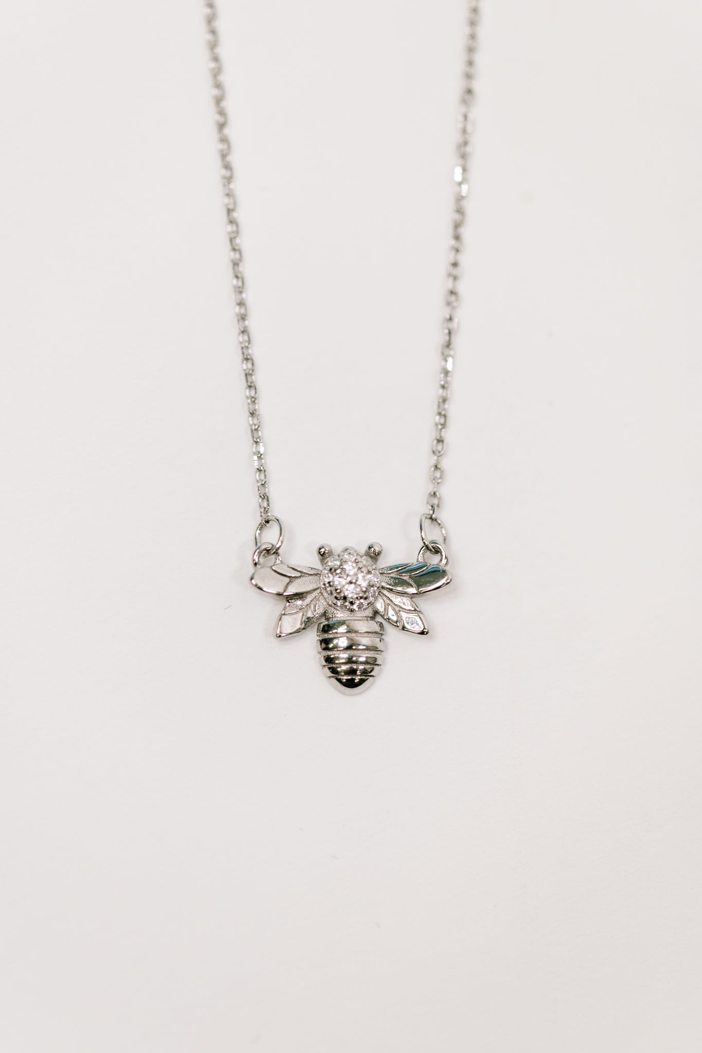 Bee Line Sterling Silver Necklace - Charming Charlie