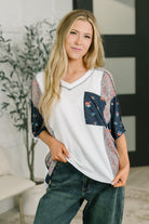 Been Around the Color Block Top - Charming Charlie