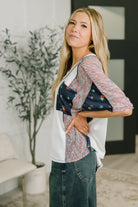 Been Around the Color Block Top - Charming Charlie
