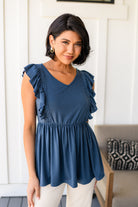 Before Now Ruffled Babydoll Top - Charming Charlie