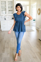 Before Now Ruffled Babydoll Top - Charming Charlie