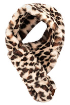 Beige C.C Faux Fur Scarf With Leopard Pattern, accents your look with a soft, highly versatile leopard design and keeps you warm and toasty on cold days and in winter. The variety of its color adds harmony & completes your outfit in perfect style. You will feel cozy, comfortable, and confident any time and any place with this scarf. Throw it on over so many pieces elevating any casual outfit!