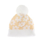 Beige KIDS Daisy Faux Fur Pom C.C Beanie combines warmth and style for active children. Crafted from soft, insulating material, it provides cozy protection during cold weather. The playful faux fur pom adds a fun, fashionable touch, making it ideal for everyday wear or outdoor activities. Durable and easy to wear, this beanie offers both comfort and a snug fit for kids on the go. 