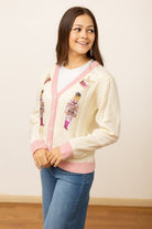 Beige and Pink Nutcracker Sweater - Charming Charlie