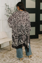 Bella Vida Open Front Floral Print Kimono - Charming Charlie