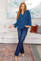 Best Foot Forward V-Neck Pullover - Charming Charlie