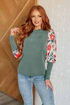 Better Than Usual Floral Detail Top - Charming Charlie