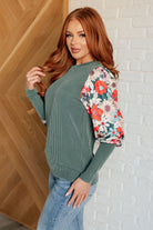 Better Than Usual Floral Detail Top - Charming Charlie