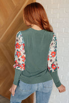 Better Than Usual Floral Detail Top - Charming Charlie