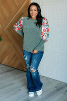 Better Than Usual Floral Detail Top - Charming Charlie