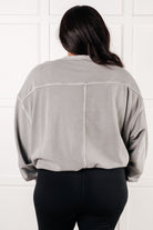 Beyond the Basics Pullover in Sleet - Charming Charlie