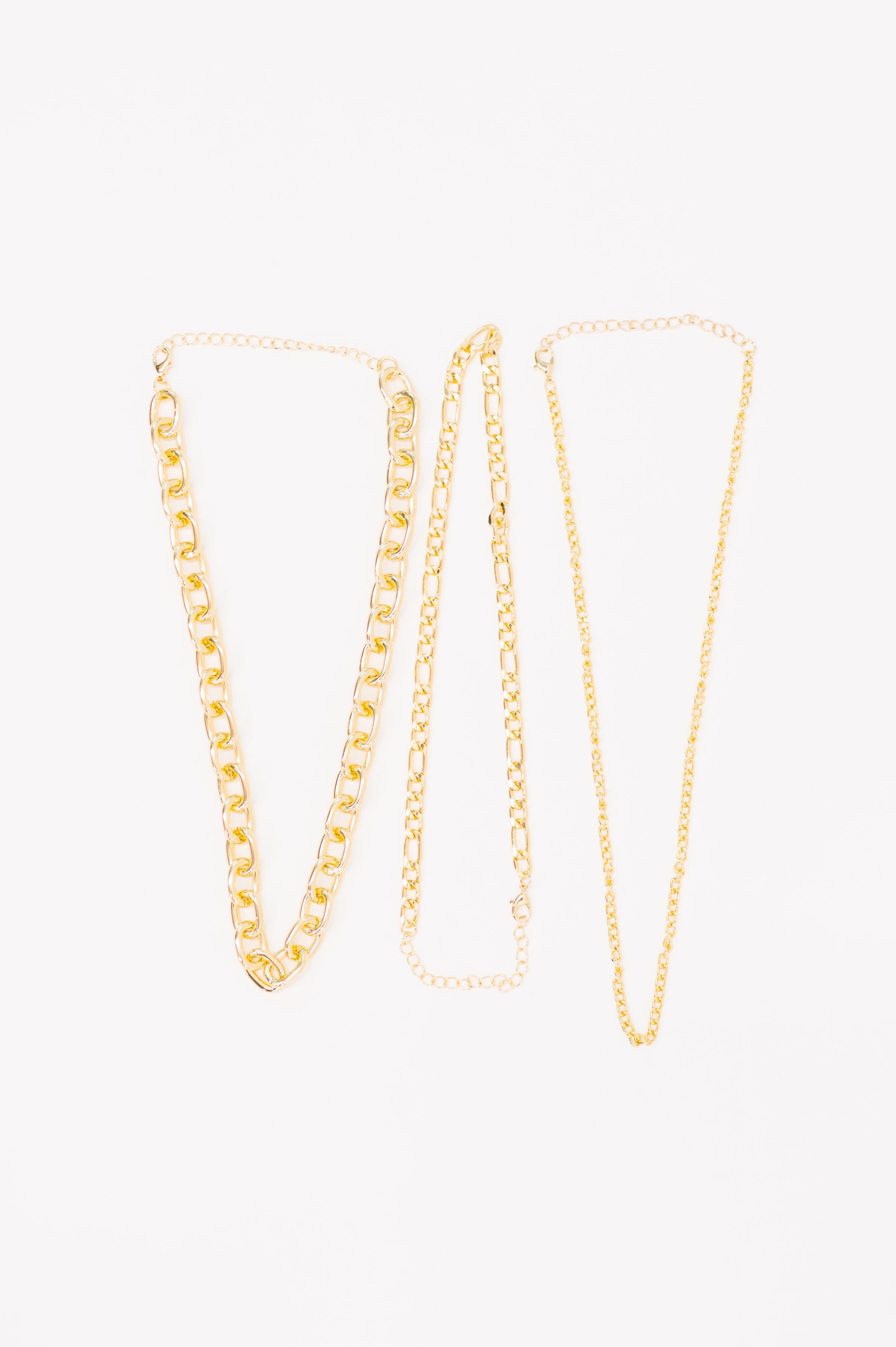 Big, Bold and Beautiful Layered Chunky Necklace in Gold - Charming Charlie