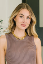 Big, Bold and Beautiful Layered Chunky Necklace in Gold - Charming Charlie