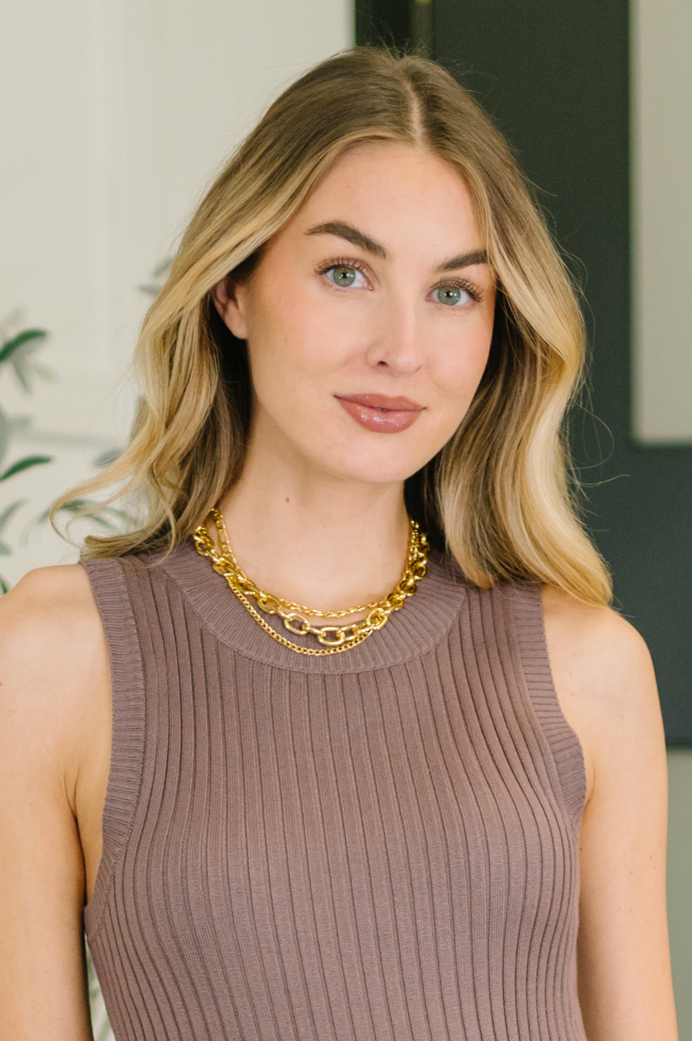Big, Bold and Beautiful Layered Chunky Necklace in Gold - Charming Charlie