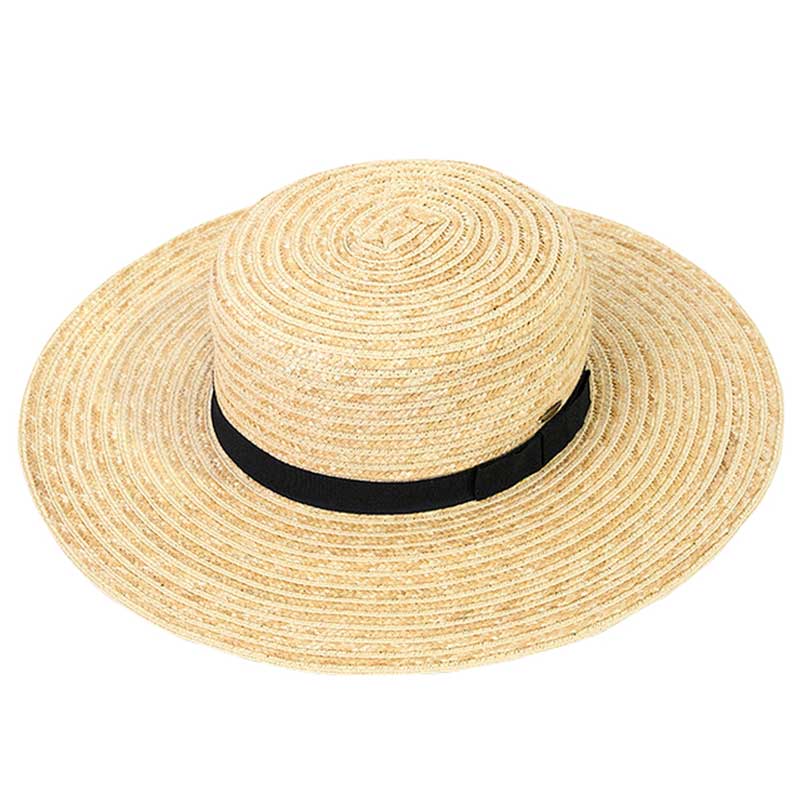 Black CC Boater Sunhat with Solid, fashionable design and vibrant color will make you more attractive. It's a great accessory for any outfit. Whether you‚Äôre basking under the summer sun at the beach, lounging by the pool, or kicking back with friends at the lake. Perfect gifts for Prom, birthdays, holidays, or any occasion.