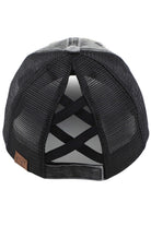 Black C.C BEE HAPPY PATCH VINTAGE PONY CAP is a must-have for any fashion enthusiast. With its vintage pony design and unique patch detailing, it is sure to make a statement. Made with high-quality materials, it offers both style and comfort. Perfect for adding a touch of retro charm to any outfit.