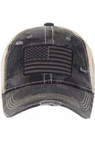 Black C.C. Camouflage Flag American Flag Baseball Pony Cap is a stylish and patriotic accessory. Made with durable materials, it features a camouflage pattern and the American flag. Represent your country and add a touch of fashion to your look. Perfect for outdoor activities and everyday wear.