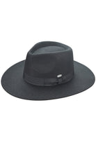 Black C.C Grosgrain Bow Vegan Felt Panama Hat is crafted from vegan felt for a cruelty-free and sustainable option. With a stylish grosgrain bow detail, this hat adds a touch of elegance to any outfit. Perfect for all seasons, this panama hat offers both fashion and functionality.